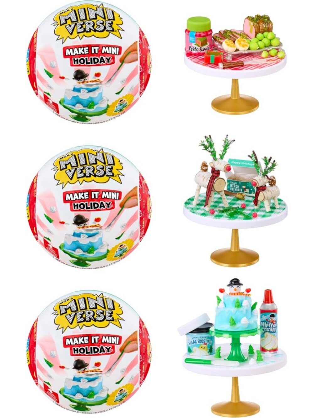 Mini Holiday Collectibles 2025 - Grinch Mystery Blind Pack, DIY Crafts, Resin